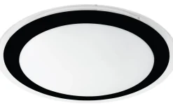 Competa Plafond 33,5cm LED 3000K 18W Svart/Vit
