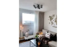Cosmos Plafond 53cm Svart/Rök