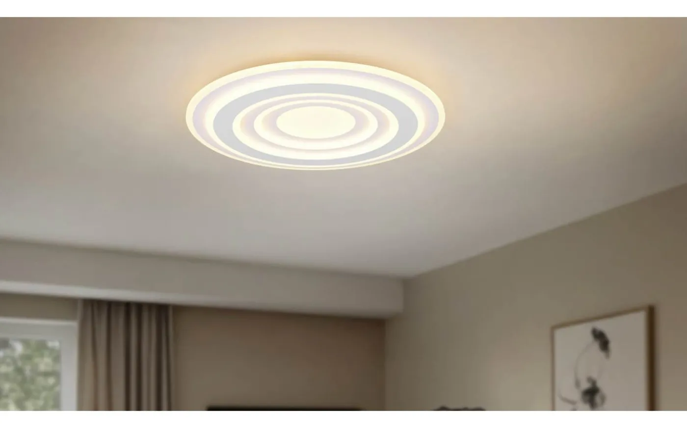 Costa Plafond LED 48cm mattvit
