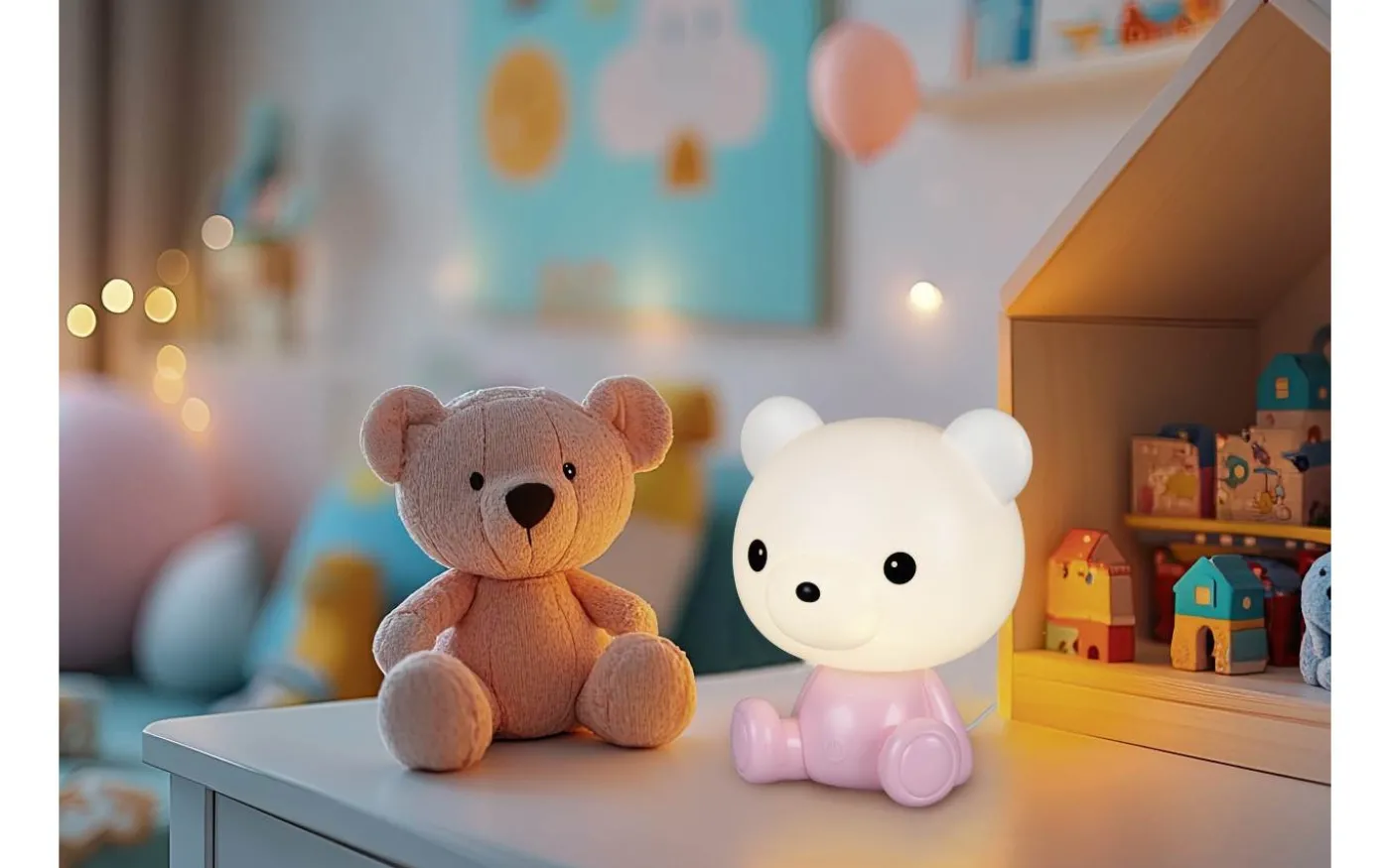 Cutie Bordslampa LED röd RGB