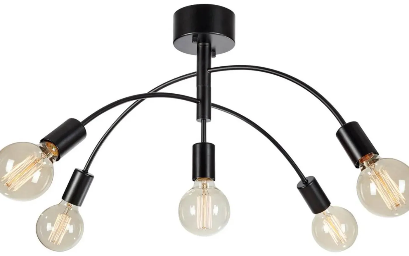 Cygnus Plafond 70cm 5L Svart