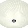 Cyklon Plafond 50cm Vit/Stål