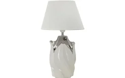 Delta Bordslampa 51cm Silver/Vit