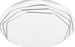 Dizzy Plafond LED vit/krom stjärnljus