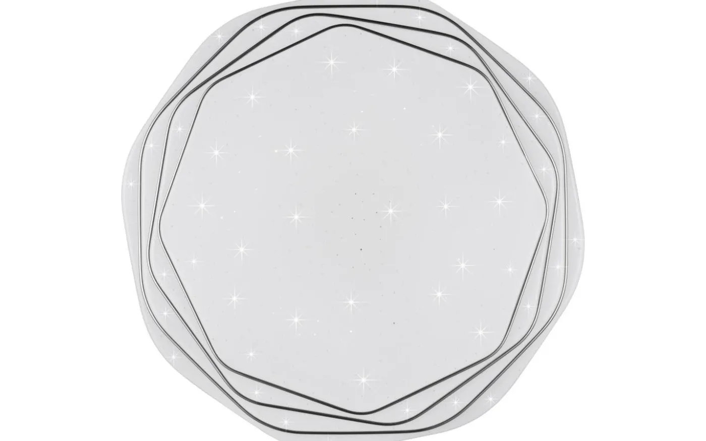 Dizzy Plafond LED vit/krom stjärnljus