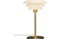DL20 Bordslampa 30cm Opal/Mässing