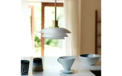 DL20 Fönsterlampa 20cm Opal/Mässing
