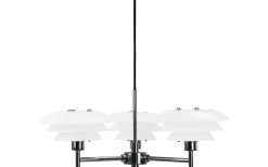 DL20 Takkrona 50cm 3 Armar Opal/Krom