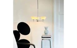 DL20 Takkrona 50cm 3 Armar Opal/Krom