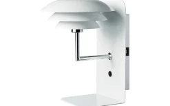 DL20 Vägglampa USB Vit/Krom
