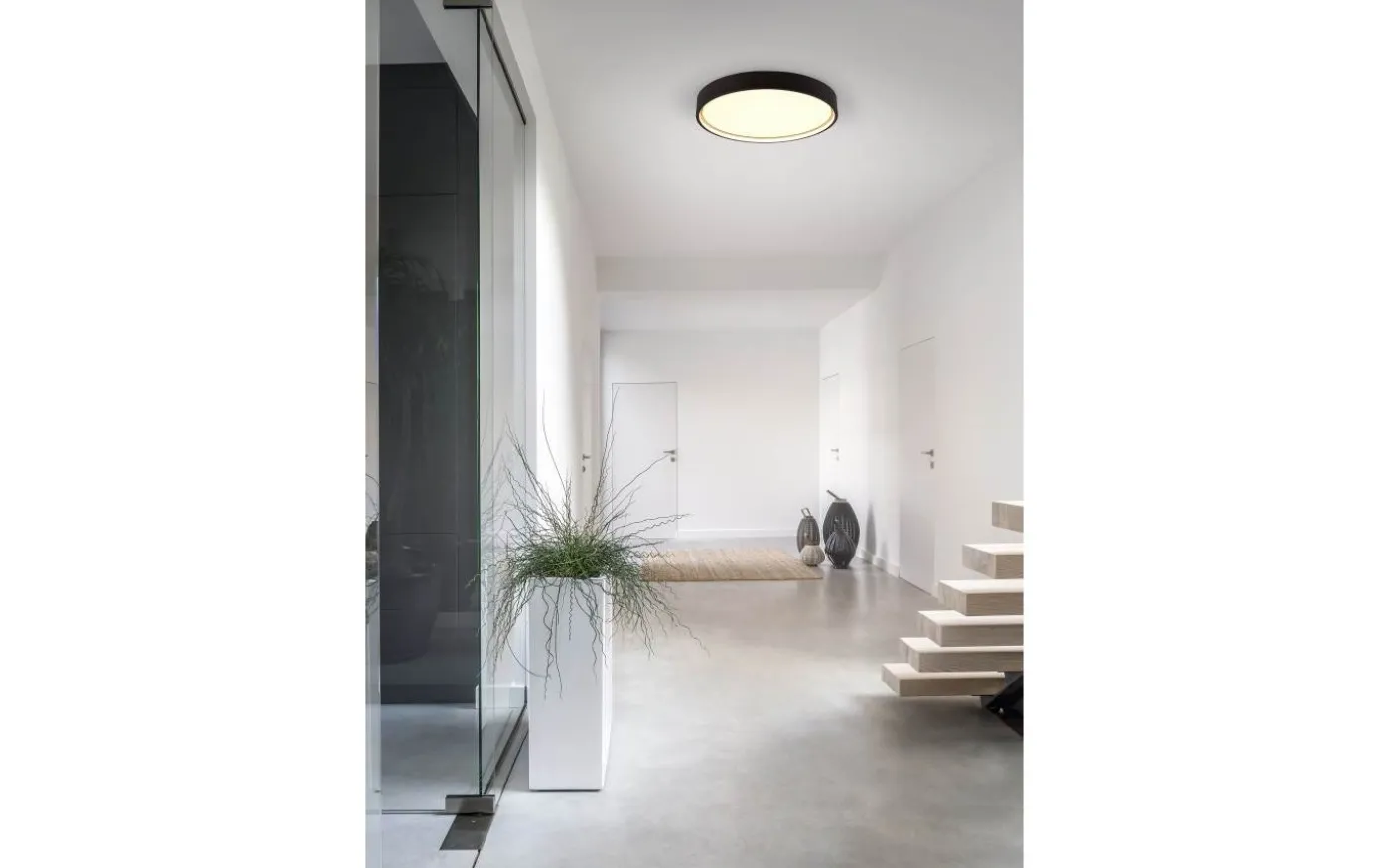 Doha Plafond LED 45cm mattsvart