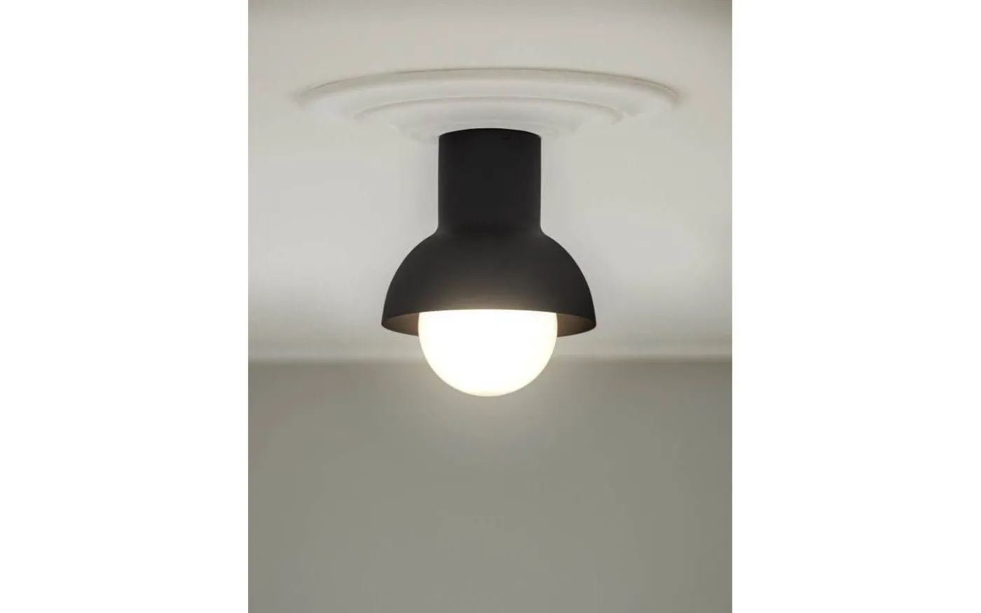 Down Plafond 19cm Svart
