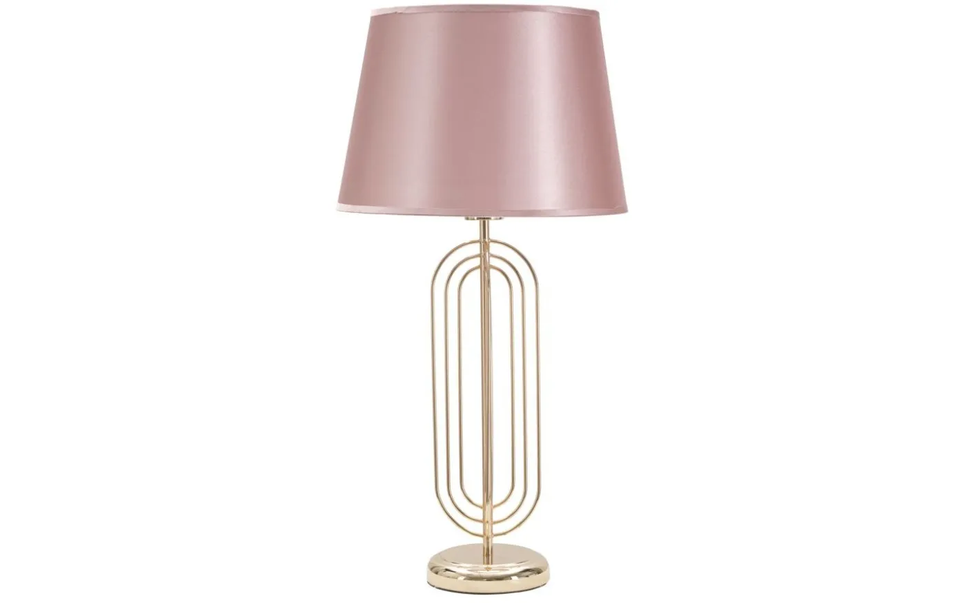 Duca Bordslampa 64cm Guld/Rosa