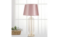 Duca Bordslampa 64cm Guld/Rosa