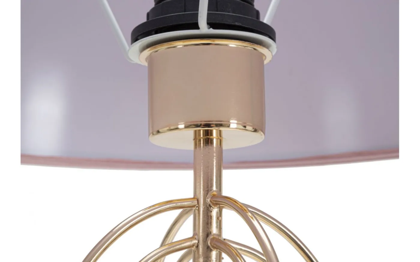 Duca Bordslampa 64cm Guld/Rosa