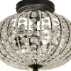 Edda Kristallplafond 30cm Svart