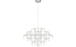 Efesos Kristallkrona 80cm Stål/Klar
