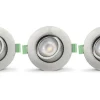 Ellen 230V Spotlight Dim to Warm 2200-2700K 6W Borstad Stål 3-pack IP65