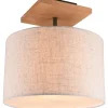Elmau Plafond E27 naturvit
