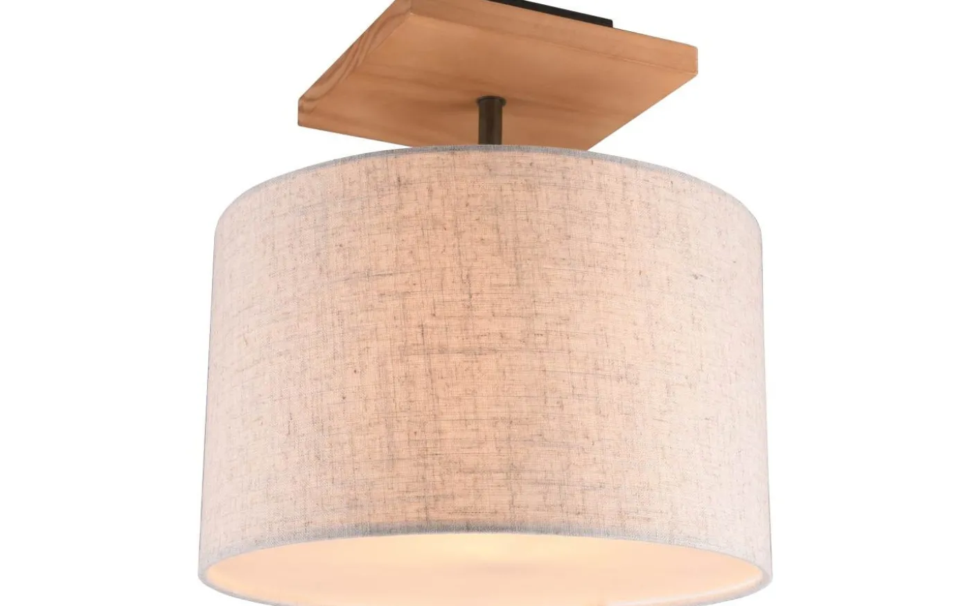 Elmau Plafond E27 naturvit