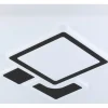Espartaco Square Plafond 42,5cm LED 3000-6500K 17,4W med Fjärrkontroll Vit