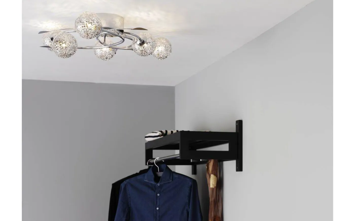 Etsy Plafond 65cm Krom
