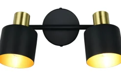 Eva Spotlight 2-delad E14 svart/guld