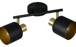 Eva Spotlight 2-delad E14 svart/guld