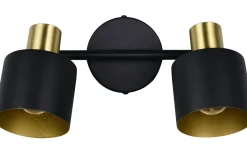 Eva Spotlight 2-delad E14 svart/guld
