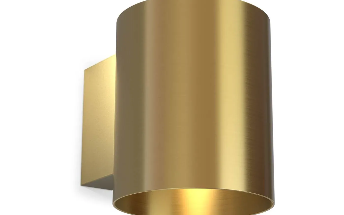 Evoke S Vägglampa Mässing IP44