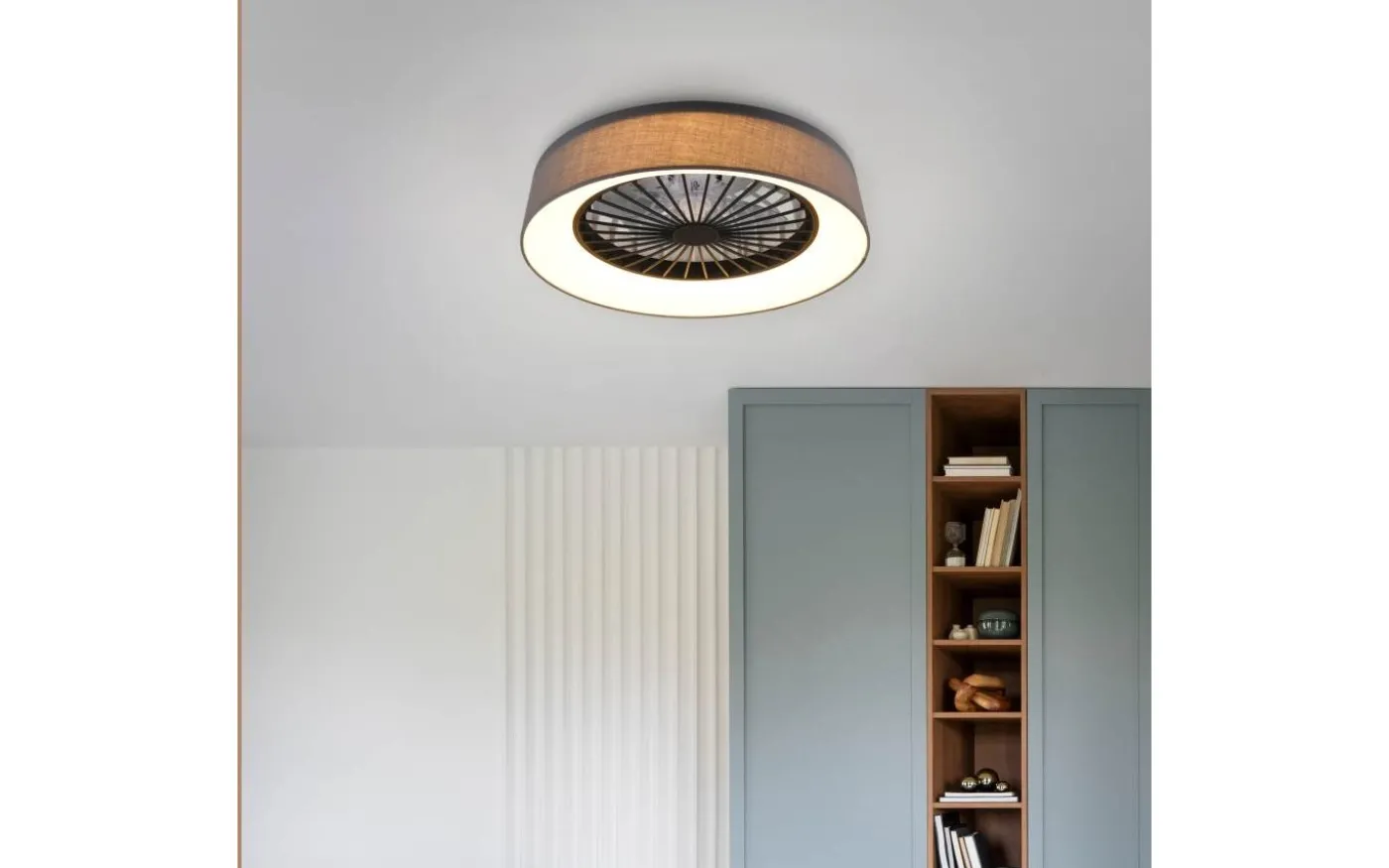 Farsund Takfläkt 49cm LED grå