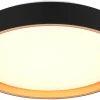 Felis Plafond LED 40cm svart/guld