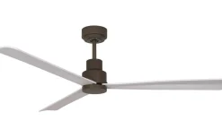 Fenix 132cm Takfläkt Brun Motor, Vita Blad