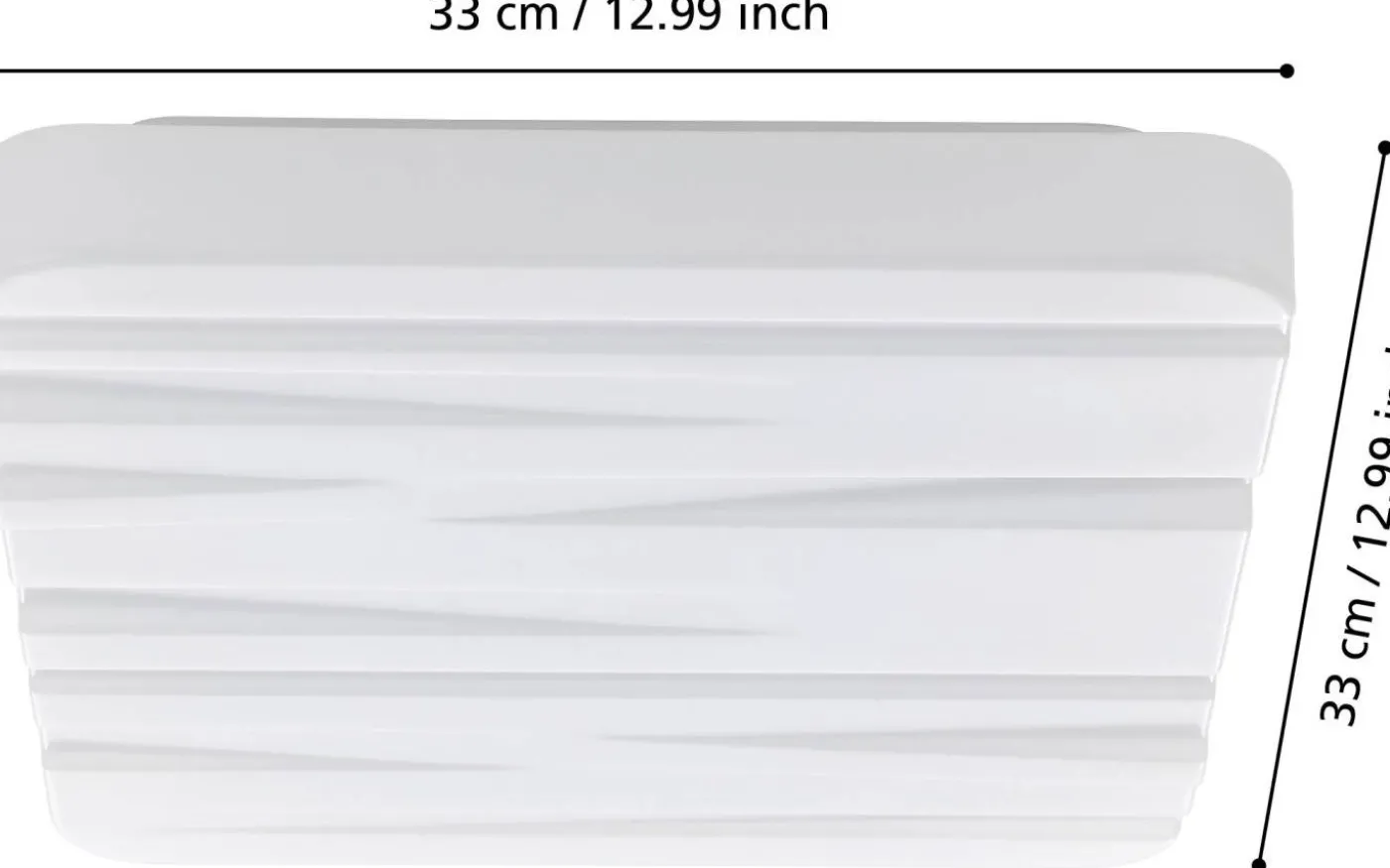Ferentino Plafond 28cm LED 3000K 10W Vit