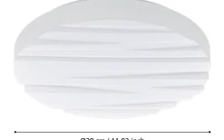 Ferentino Plafond Rund 28cm LED 3000K 10W Vit