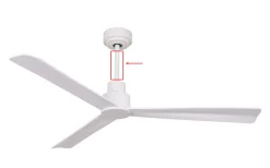 Fläktstång Till Fenix Takfläkt Vit 60cm