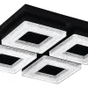 Fradelo Plafond 28cm LED 3000K 16W Svart