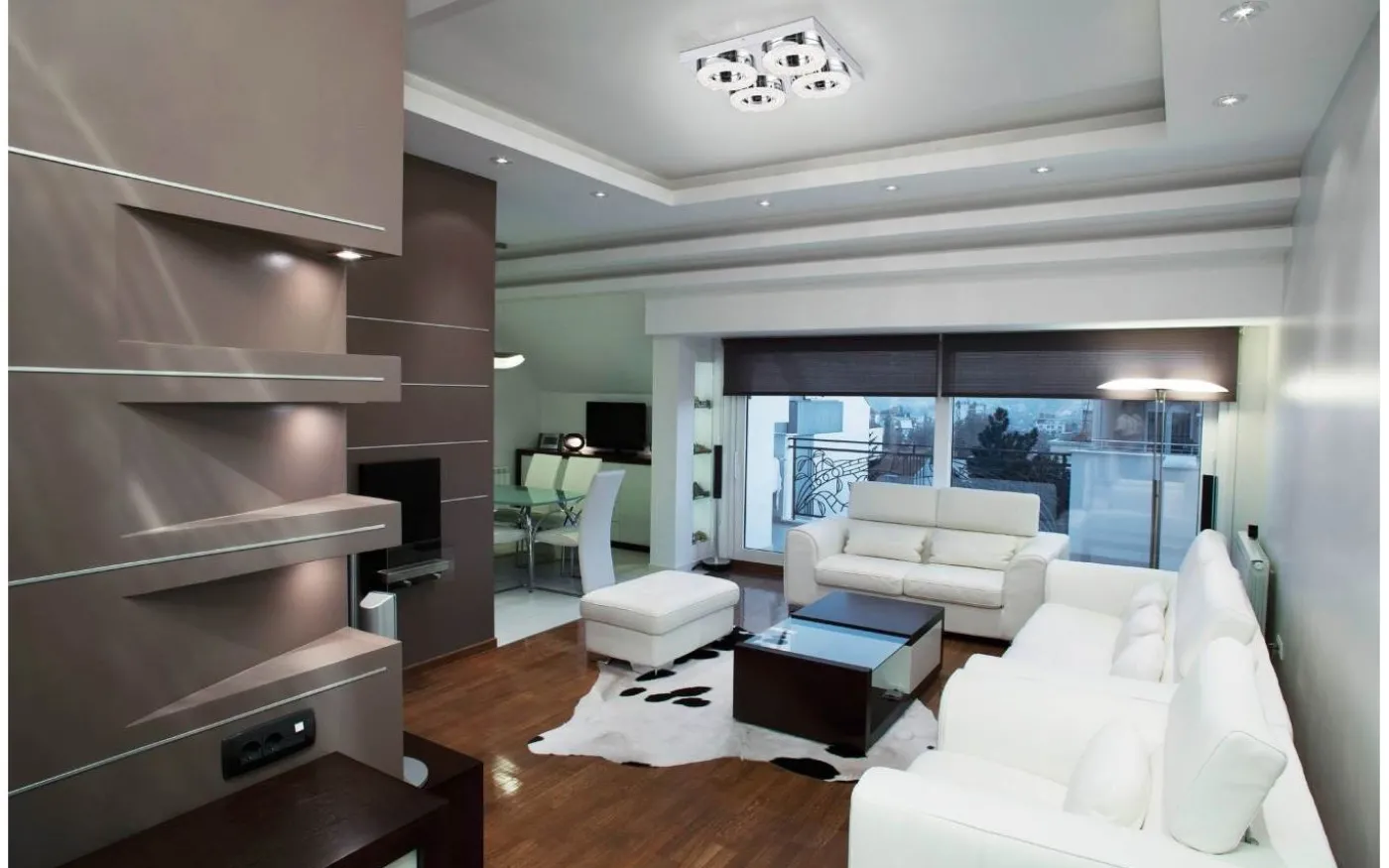 Fradelo Rund Plafond 28cm LED 3000K 14W Krom