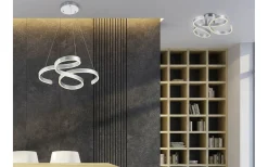 Francis Plafond LED i borstad aluminium