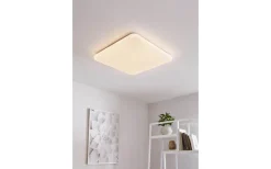 Frania Plafond 53cm LED 3000K 50W Kristalleffekt Vit