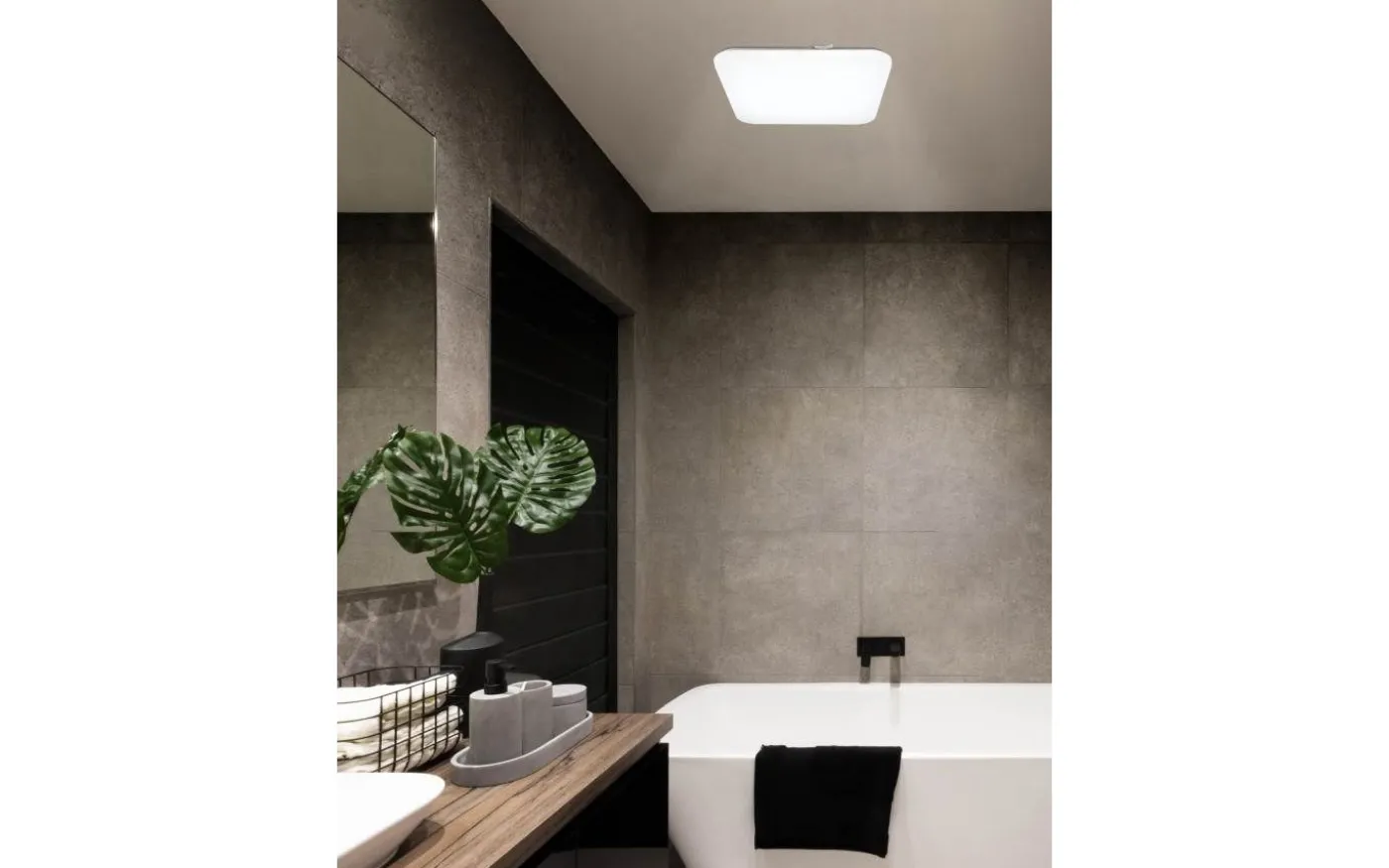 Frania Plafond 33cm LED 3000K 14,6W Vit IP44