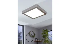 Fueva Plafond 30cm Eglo Connect LED 2700-6500K + RGB 21W Nickel