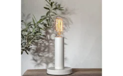 Glans Bordslampa 17cm Vit