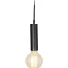 Glans Pendel E27 3,5m kabel Svart