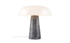 Glossy Grey Bordslampa 32cm