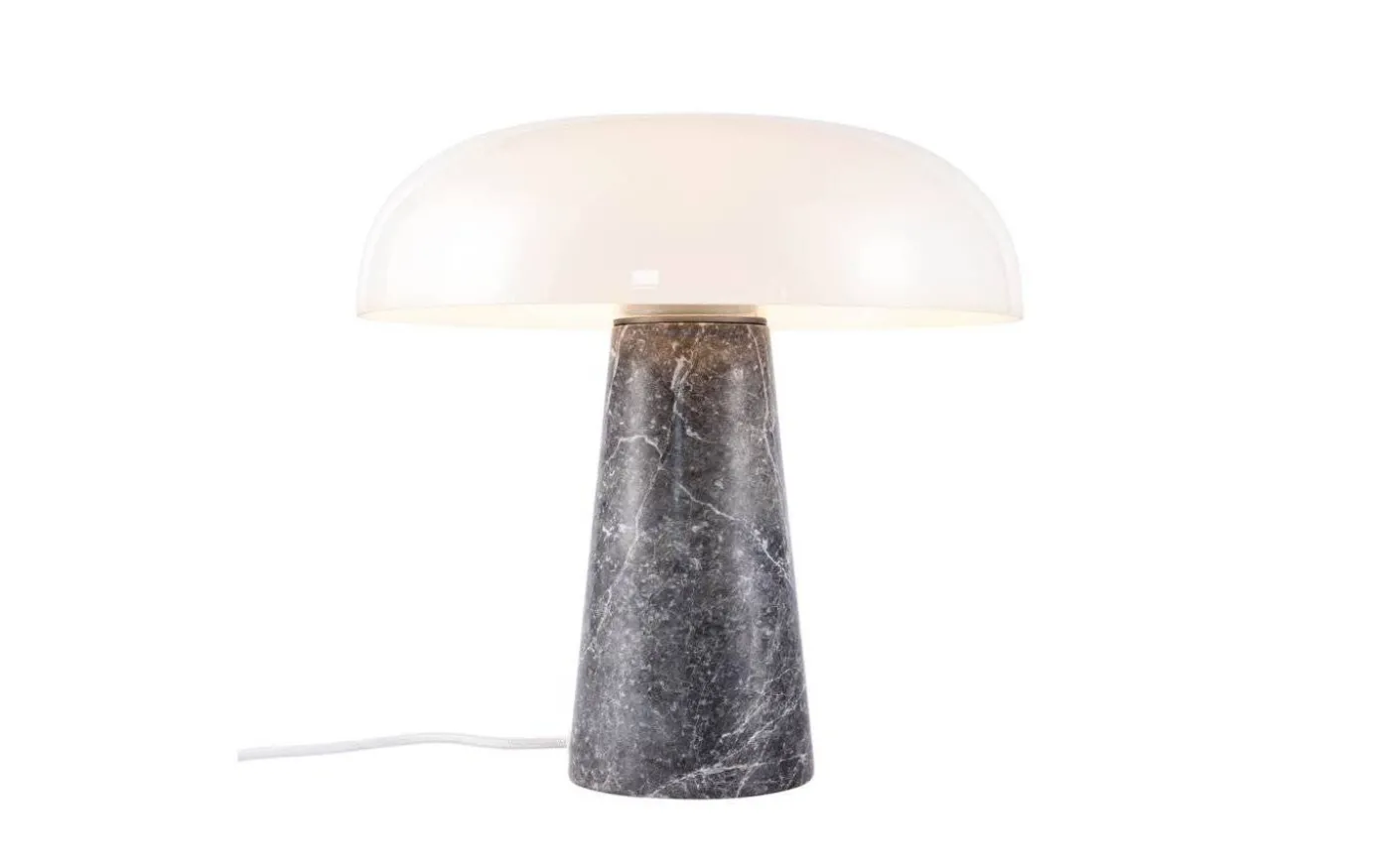 Glossy Grey Bordslampa 32cm