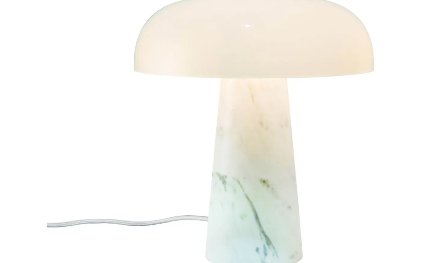 Glossy Mini Bordslampa 24cm Vit