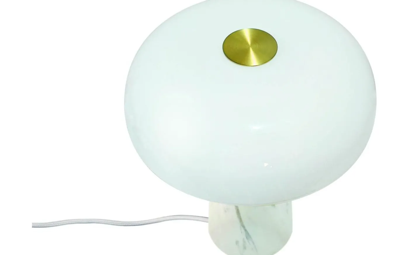 Glossy Mini Bordslampa 24cm Vit