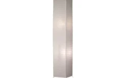 Golvlampa i bambu, 2xE27, vit