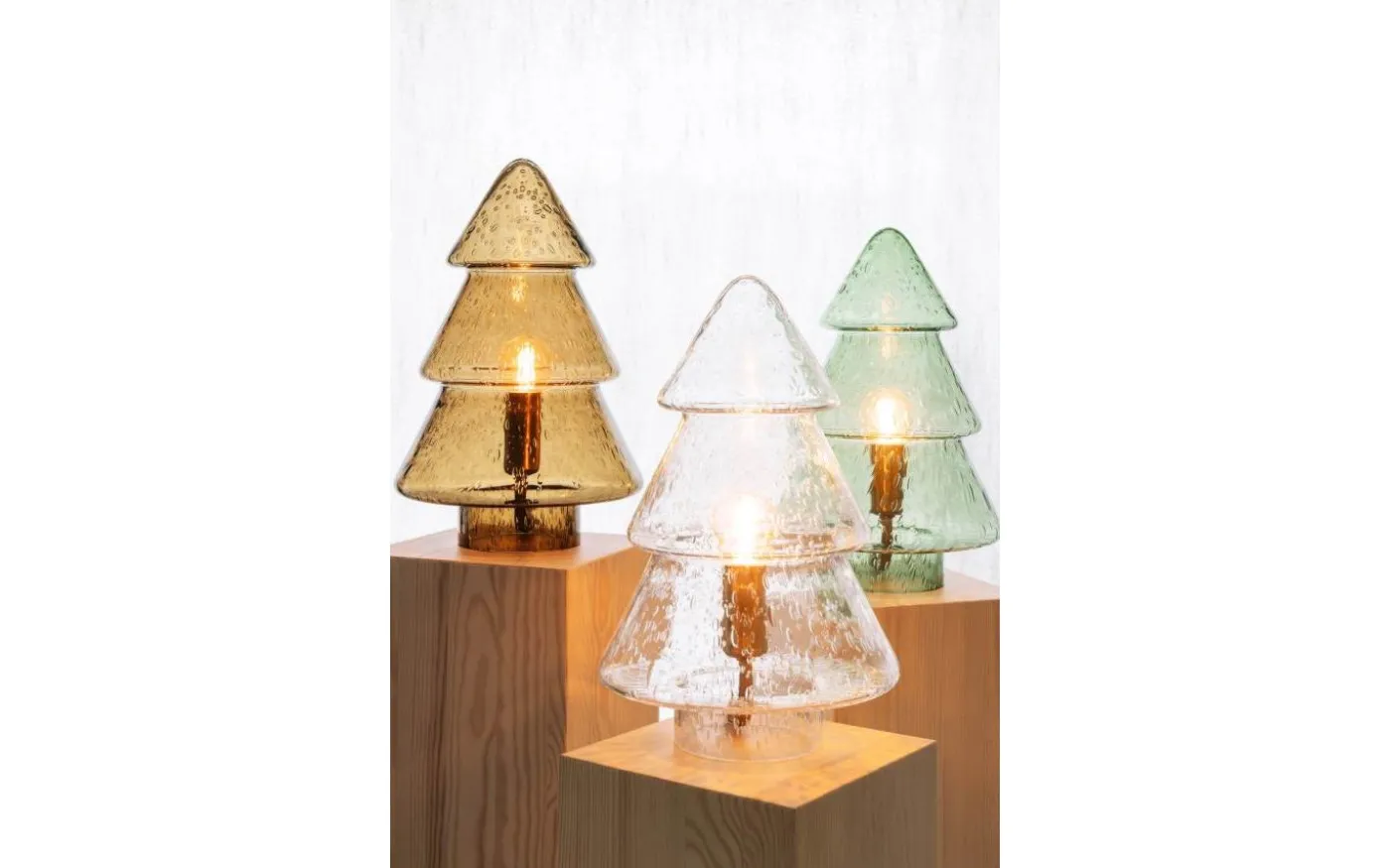 Gran Bordslampa 31cm Grön